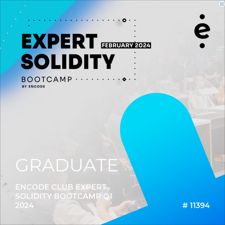 Certificado_superación_Solidity_Expert_EncodeClub_Bootcamp_NFT_para_Ethereum_y_Blockchain_JuanFuente