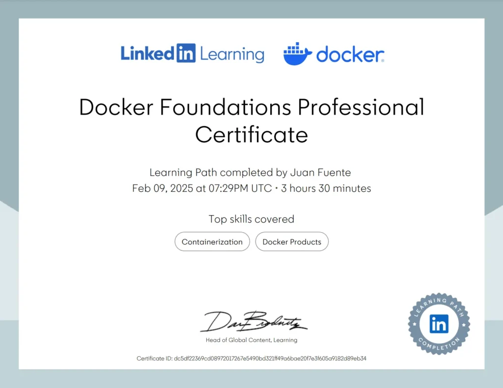 Docker_Foundatios_Professional_Certificate_JuanFuente