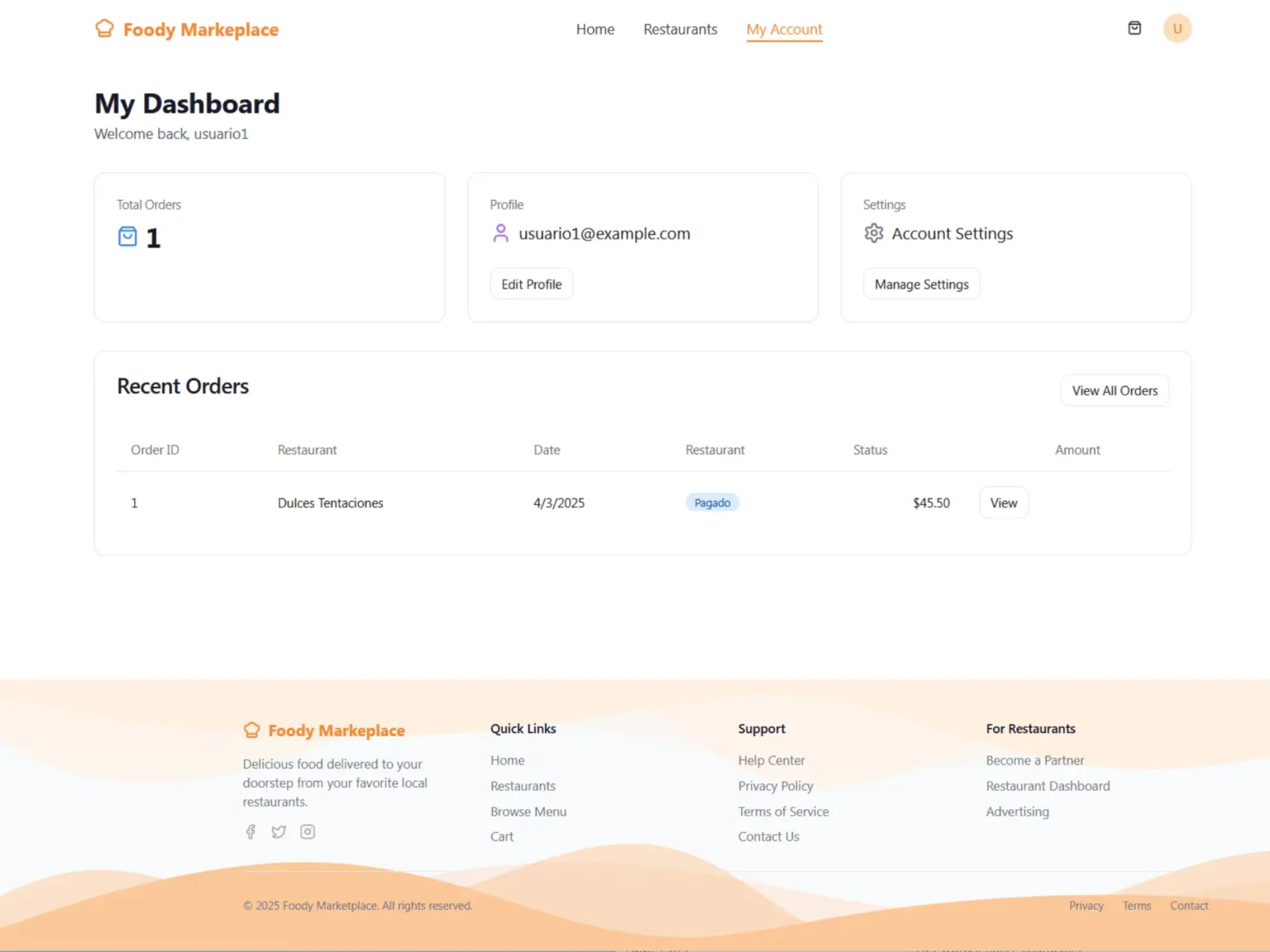 Foodymarket__app_web_Java_SpringBoot_de_restaurantes_dashboard_cliente